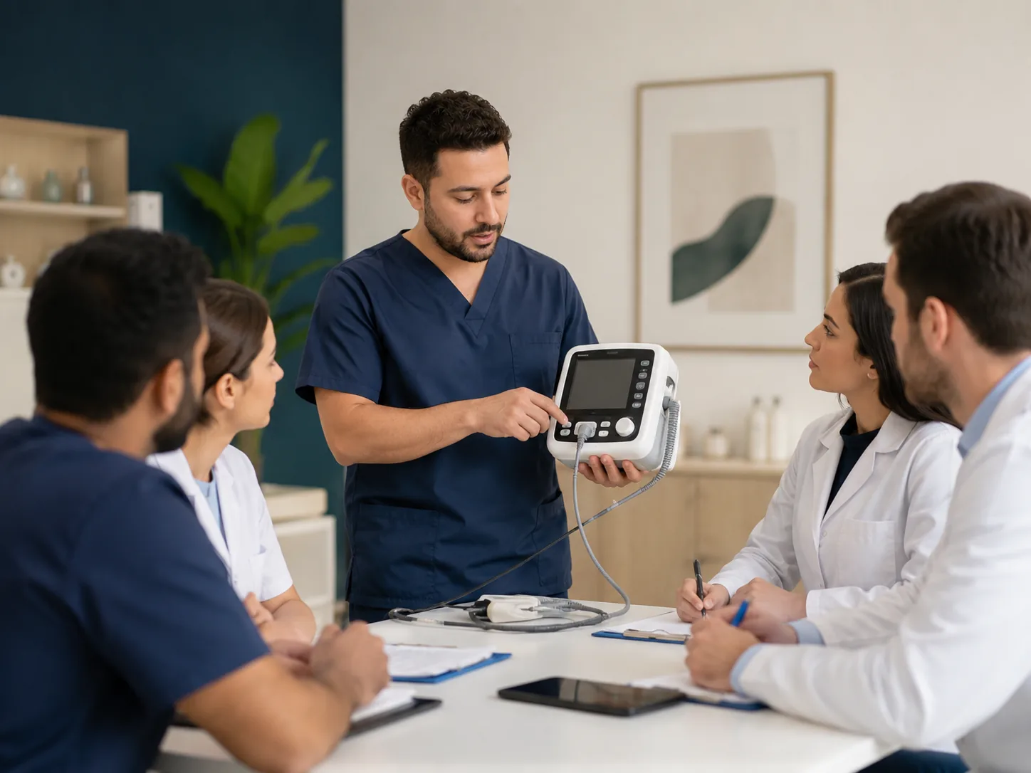 Medical equipment training and handover